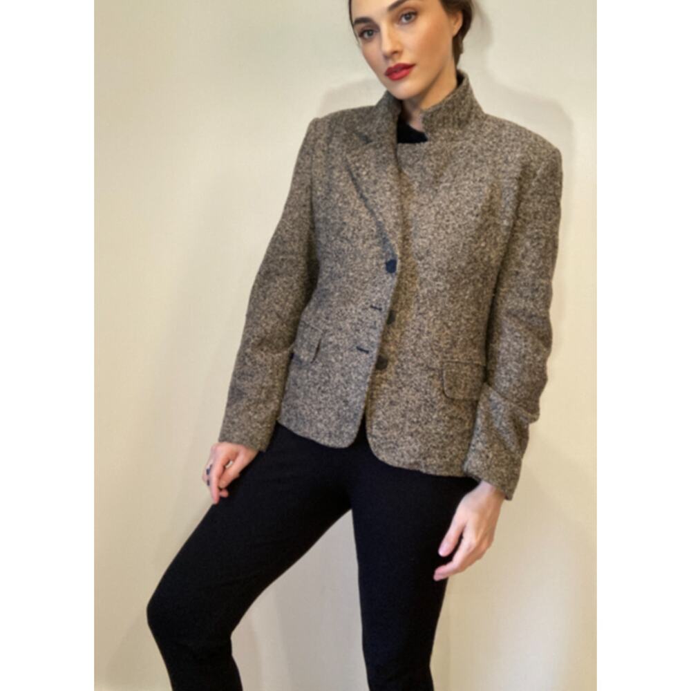 St. Johns Bay Tweed Wool Blend Jacket ~ Sz 14 ~ So RL Equestrian & Classic CBK